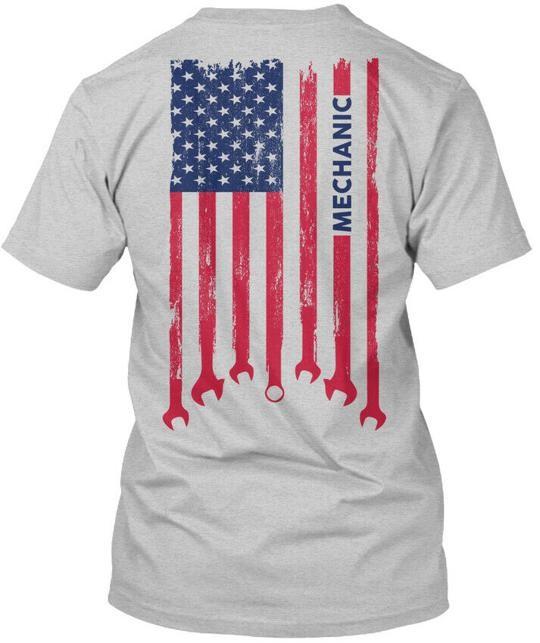 

Proud Mechanic T-Shirt Made in the USA Size S to 5XL S