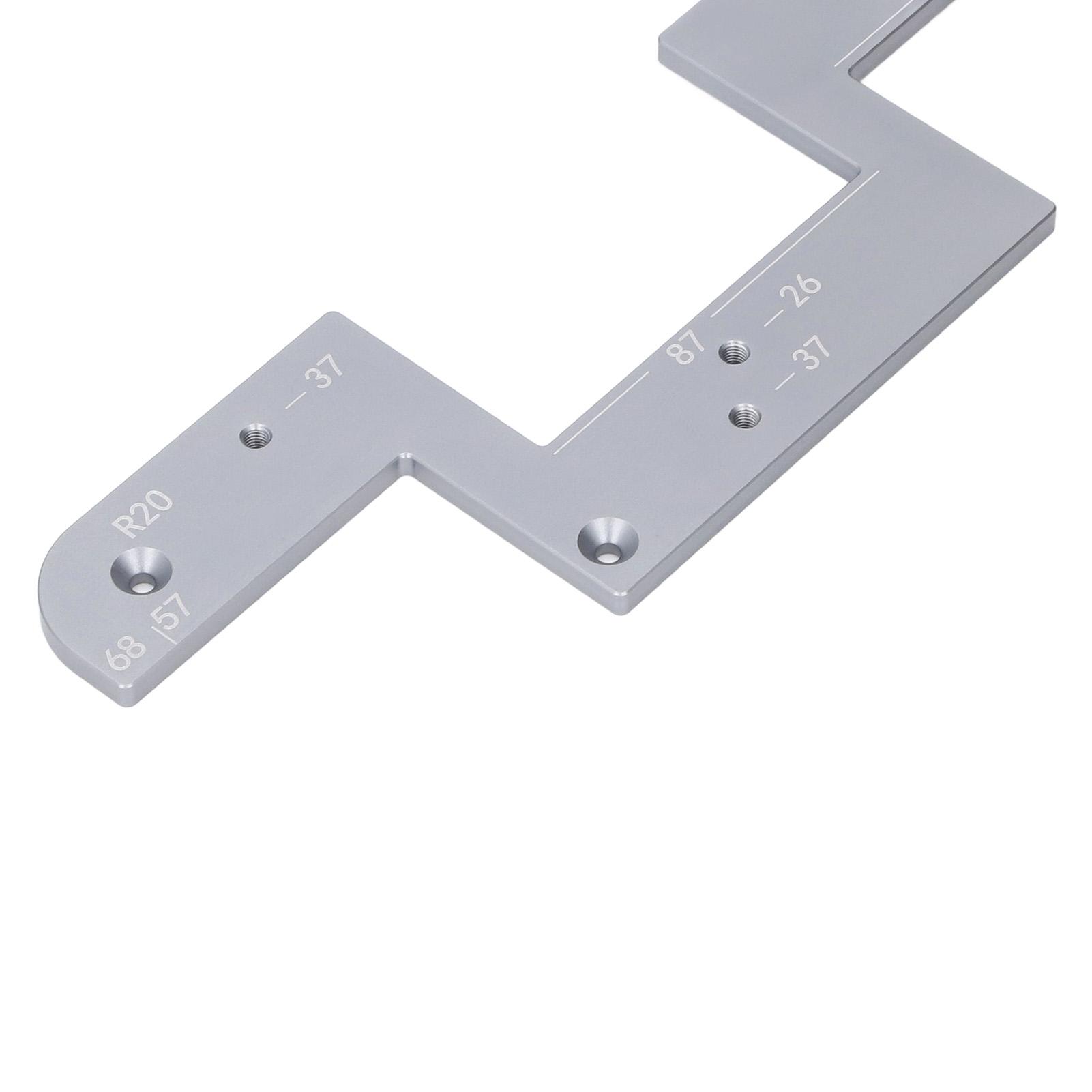 

U-образный шаблон для прорезки канавок, вспомогательный инструмент для прорезки закругленных углов и дуг с двойным подшипником