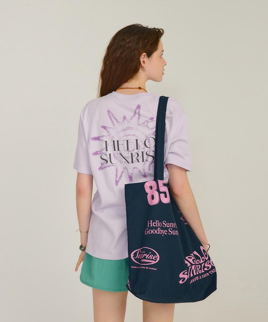 HELLO SUNRISE Hs Sunburst Icon Tee _Light Purple