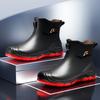 Fashion Trendy Anti-Slip Rain Shoes for Men 2025 Waterproof Short Rain Boots Outdoor Male Water Shoe Garden Hunter Shoes Zapatillas Male
