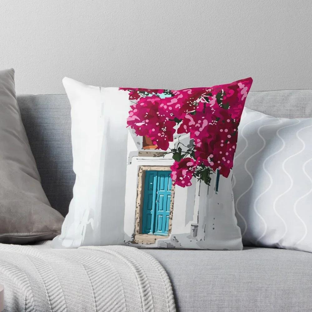 Modern living room sofa Home bed pillow case blue Beach style pillow case  decorative home pillow case cushion cover