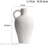 Keramická váza Matná Ručne vyrábané keramické výrobky Aranžovanie kvetov Hydroponické príslušenstvo Vintage biela váza na kvety Domáca dekorácia