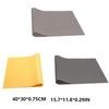 Placemat Portable Foldable Nonslip Heats-insulated Solid Color Household Student Children Place Mat Pad Accessories