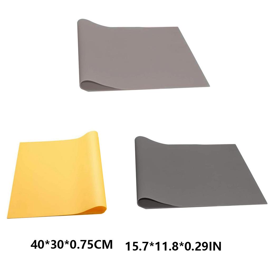 Placemat Portable Foldable Nonslip Heats-insulated Solid Color Household Student Children Place Mat Pad Accessories