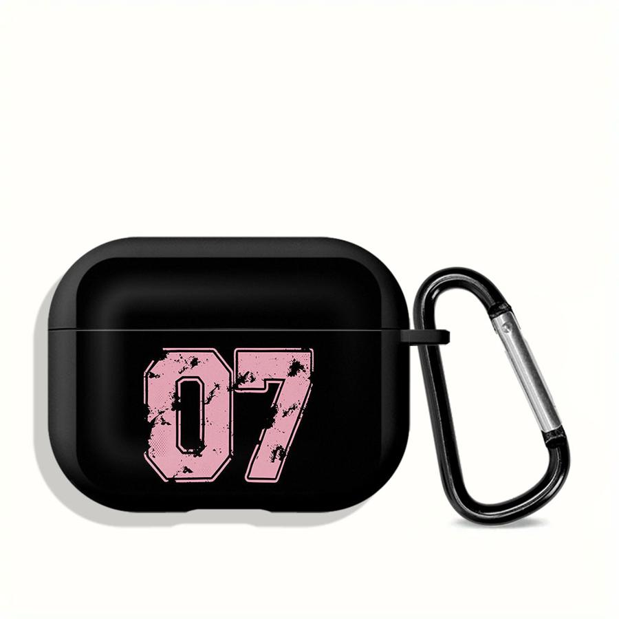 

Чехол для Airpods Pro3 4 2 3 1 Pro2 Pro Чехлы для наушников Обложка Розовые Футбольные Номера Airpods 2