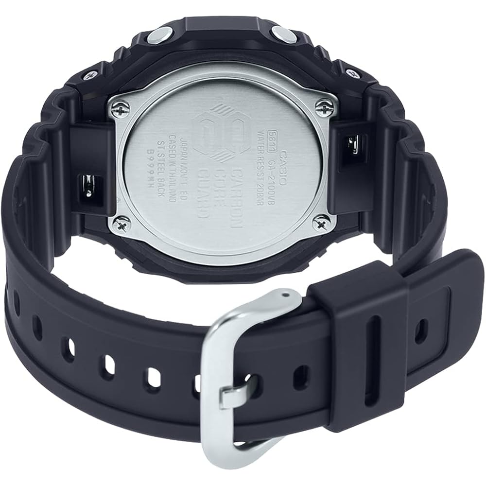 Casio G-Shock GA-2100VB-1A Analog-Digital Men's Watch Black Resin Band