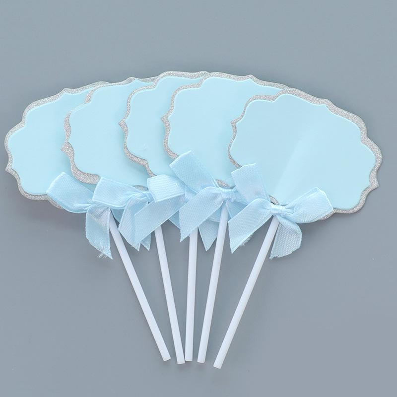 Writable Cloud Topper Greeting Card for Cake Decoration - Birthday & Dessert Table Accessory