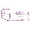 VidaXL Cadre de lit ottoman avec matelas gris clair 180x200 cm velours 3312566