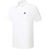 Polo Shirts Men's Jade White-WT Polo Collar Moderate