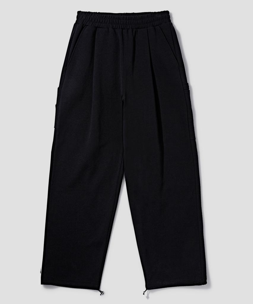 AGOD Carpenter Daimaru Sweat Wide Pants [Black]