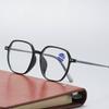 Unisex Fashion New Ultra-Light Multi-Focus Reading Glasses Men And Women High-Definition Anti-Blue Light Farsighted Glasses +4.0