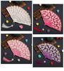 Stylish Folding Fan Perfect for Fireworks New Traditional Japanese Japanese Kabuki and Heatstroke Prevention Free [WURHUDC] Women's Japanese-Style -