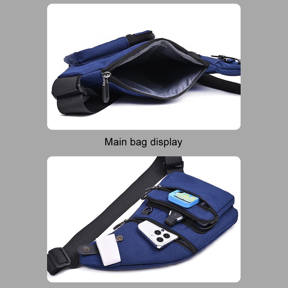 Cestovní taška proti krádeži Crossbody taška přes rameno Velkokapacitní popruh Crossbody taška Nastavitelný popruh Vodotěsný pro běh Turistika