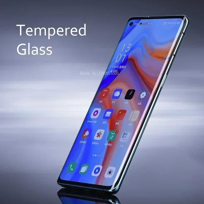 2PCS Full Screen Cover Tempered Glass Protective On FOROPPO A74  A54 A72 5G A9 A5 20Screen Protector for OPPO  A74 A53 A52 Glass