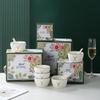 Company Launch Event Ceramic Bowl & Spoon Set - Souvenir Gift Box