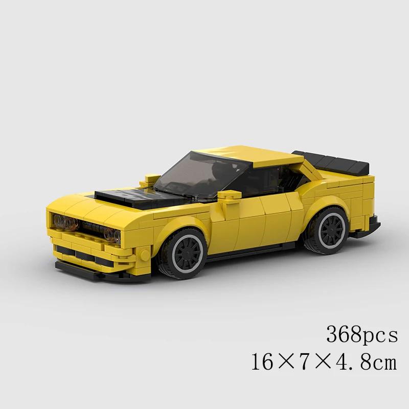 MOC Speed Racing Car SUV Pickup GT500 G63 RX7 Technical Building Blocks Super Race Bricks Kid Toy