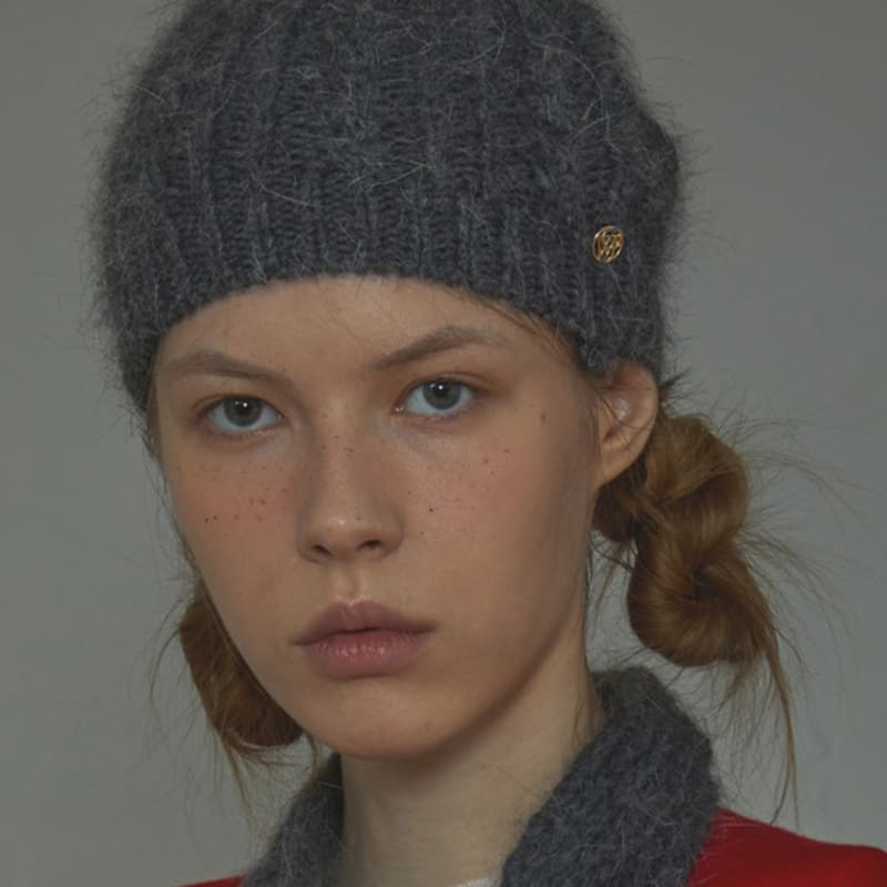 White Project ANGORA BEANIE [2COLOR]