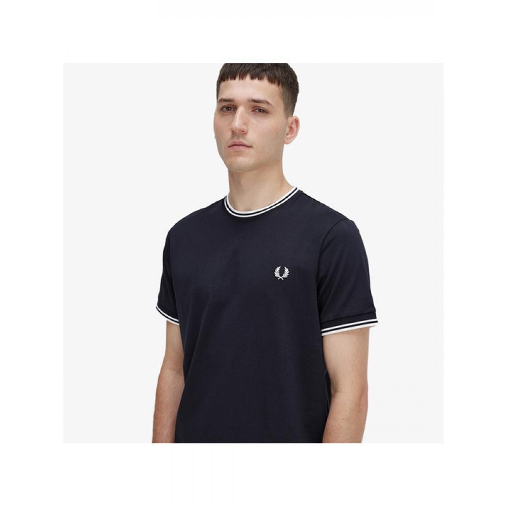 Fred Perry Fred Perry Twin Tip T shirT  102   Afpm2411588 102 