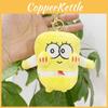 Adorable Cartoon Plush Spongebob And Patrick Star Keychain Doll For Kids And Adults