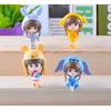 4pcs resin Q Girls Ornaments Micro Landscape Decorations Gifts Crafts