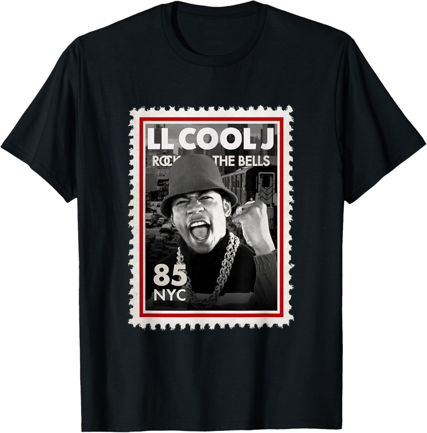 Футболка LL Cool J Rock The Bells NY 85 Stamp 90-х Винтаж Легенды M