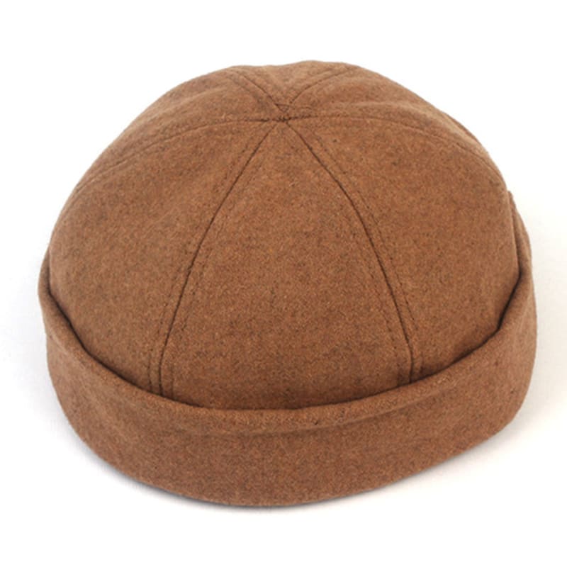 

Универсальная химия Шерстяная бежевая шапка-бини шапка-бини FREE