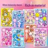 Moe Princess Reusable Dress-Up Stickers for Girls - High-Value Cartoon Playset