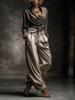 Bestseller Set Pantaloni a Gamba Larga Senza Maniche con Scollo a V - Moda da Pendolare Casual Outfit Due Pezzi
