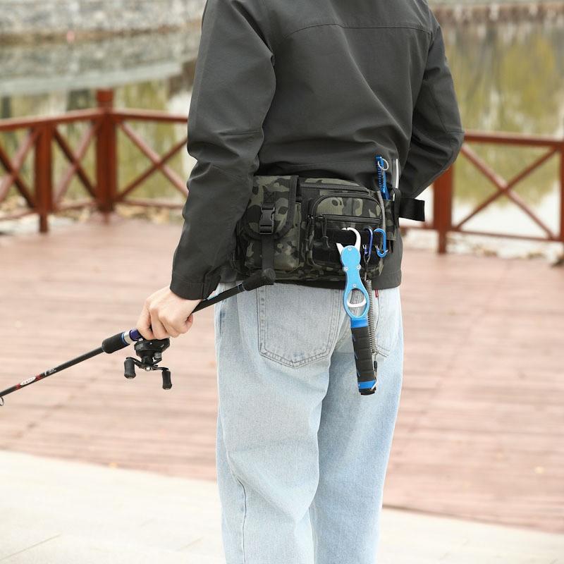 Multi-Functional Fishing Waist Pack Outdoor Hiking Cycling Travel Tactical Utility Bag Camouflage Sport Accessory