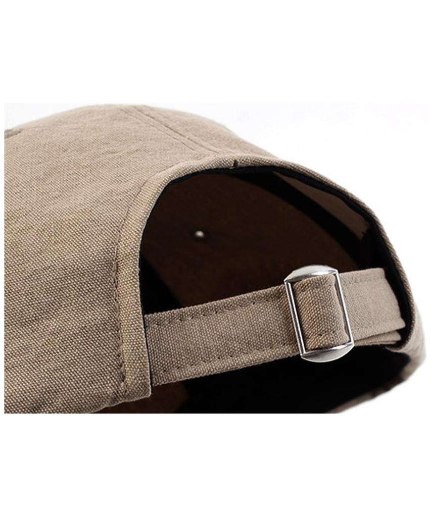 Beige Short Brim Ballcap