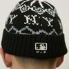MLB Contains Wool Knitted Beanie Hat Unisex Black Fashion 3ABNBM546-50BKS