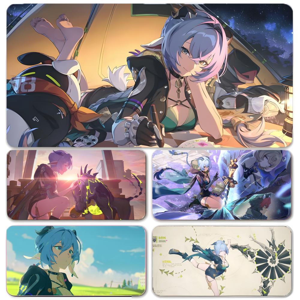 Game Character Zenless Zone Zero Lucia Mouse Pad Large Gaming Mousepad With Thick Stitched Edge Nonslip Desk Mat