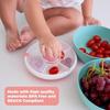 5 Compartments Snack Spinner Portable Sealed Fruit Tray Candy Box Snack Storage Box  Kids Snack