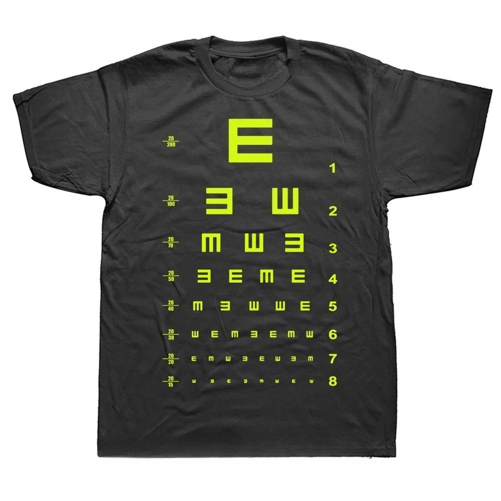 Streetstyle Shortsleeved Tshirt with Optometrist Glasses Design As A Birthday Gift Women Clothing Fashion Graphic T Shirts