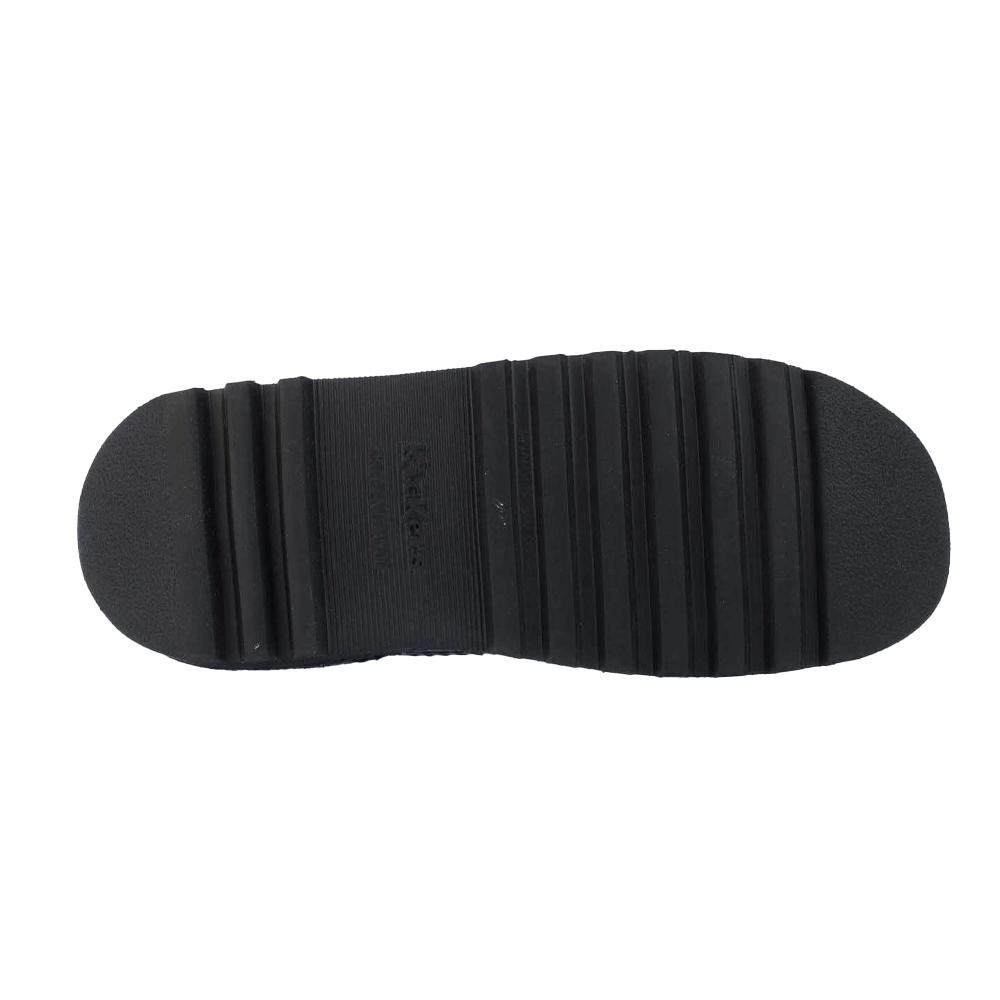 Kickers Damskie/Damskie Skórzane Brokatowe Botki na Koturnie Kick Hi