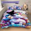 Fantasy Unicorn Dreamscape Print 3Pcs Bedding Setduvet Cover With 2 Bedropillowcase Home Birthday Gift