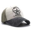 Spring and summer new baseball cap, men's and women's coated pure cotton visor, outdoor cap