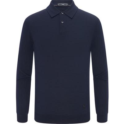 EMZ Erdos Men's 5A Antibacterial 100% Lambswool Polo Sweater