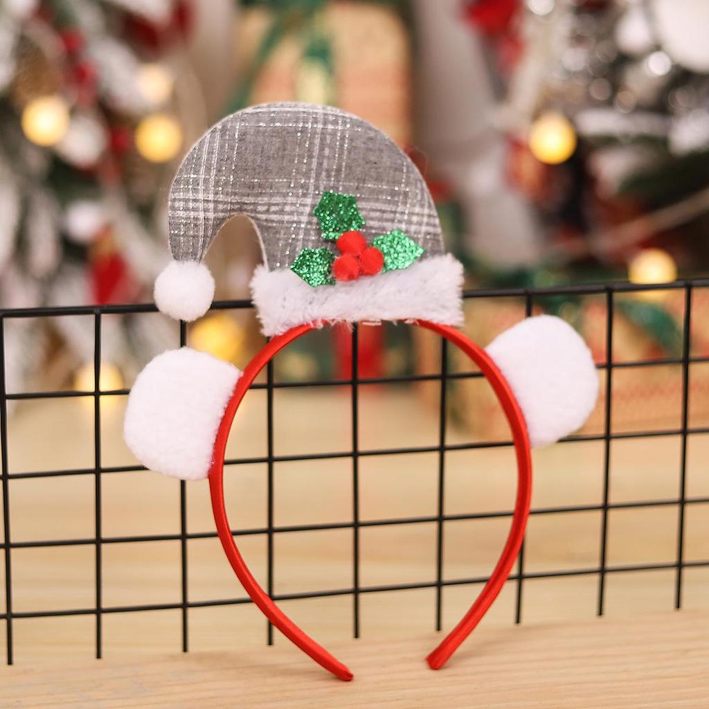 Large Curved Christmas Hat Headband for Kids - Festive Costume Accessories & Holiday Gifts