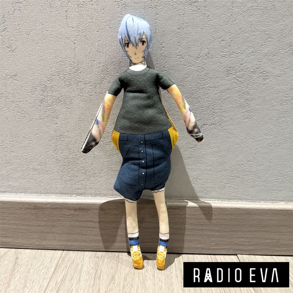 28cm Neon Genesis Evangelion Yoneyama Mai Serie Rei Ayanami Asuka Shinji Ikari Knuffel Draaibare Vorm IJzerdraad Skelet 28cm