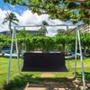 Outdoor Swing Cover Outdoor UV Resistant Waterproof Swing Seat Cover Foldable 600D Oxford Cloth Swing Chair Cover For Patio