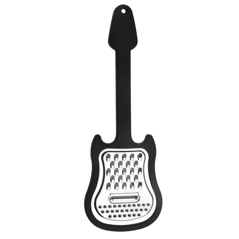 Handheld Fruit Grater Guitar Shape Fruit Peeling Knife Cheese Grater Potato Peeler Fruit Pulp Crusher For Kitchen Gadgets Tool