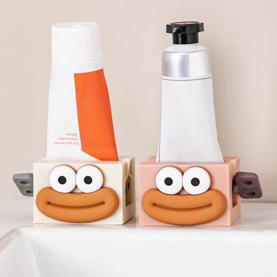1/2Pcs Toothpaste Tube Squeezer Toothpaste Dispenser Cartoon Shape Easy to Use Toothpaste Clip Bathroom Decoration