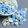 10g DIY Solid Color Polymer Clay Beads for Bracelets & Necklaces - Handmade Spacer Beads