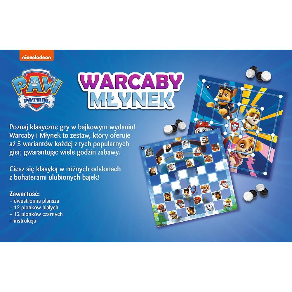 Warcaby Młynek Psi Patrol Trefl