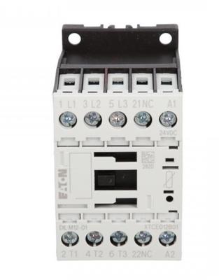 Power Contactor 12A 3P 24V DC 0 Normally Open 1 Normally Closed Dilm12-01(24Vdc) 276880