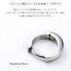 Zanipolo Terzini Stainless Steel Simple Hoop Earrings for Men, Single Ear, Hypoallergenic