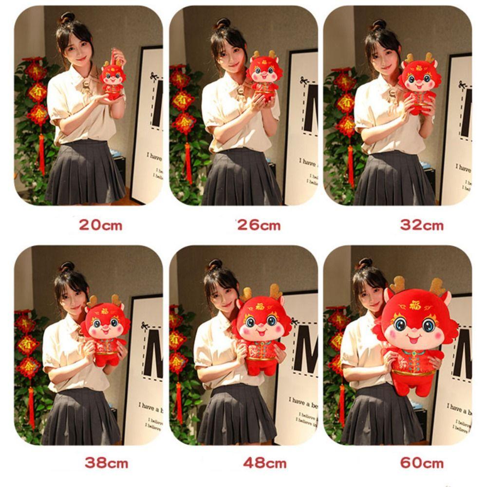 Tang Suit Tang Suit Dragon Year Mascot Toy Stuffed Lucky Dragon Doll Plushies  Children
