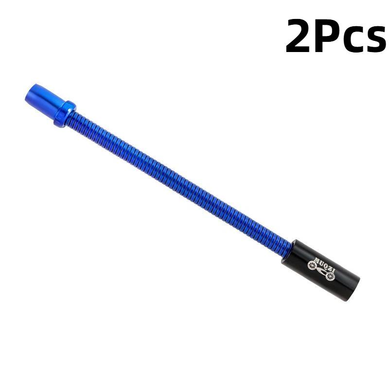 Universal Fit Aluminium Alloy Bike V Brake Cable Guide Pipe Wear Resistant Bend Hose Tube for All Kinds of Bicycles Repair