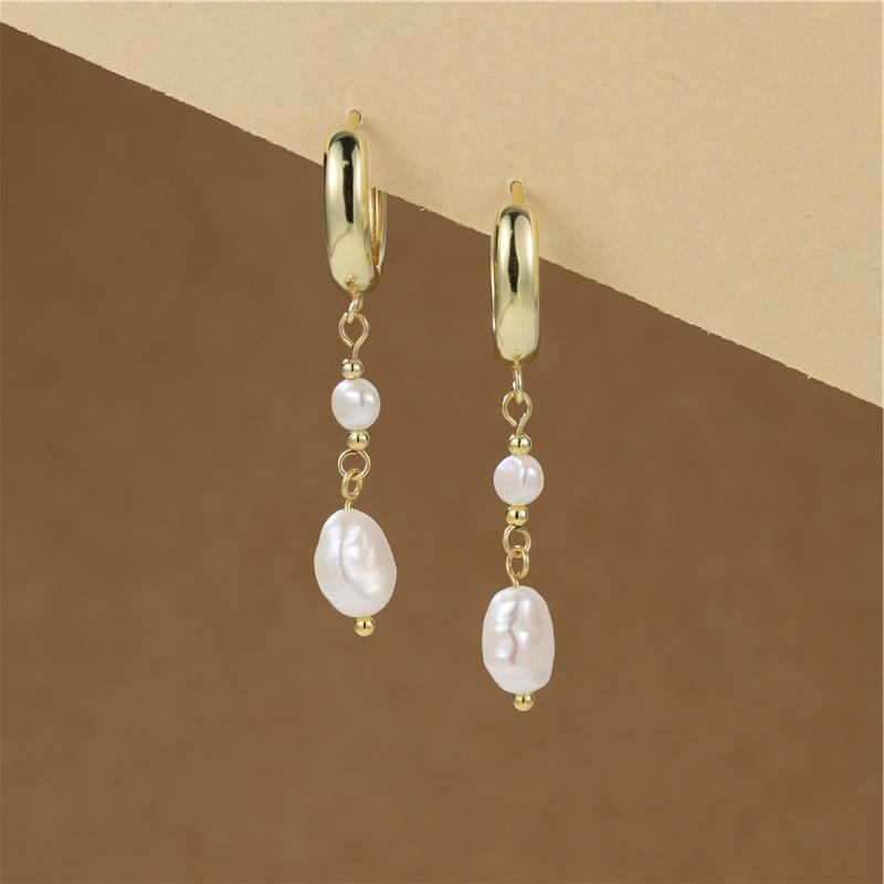 Arvaleff Baroque Pearl Tassel Earrings - Luxurious High-End Feel